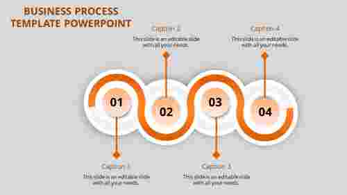 business process template powerpoint-business process template powerpoint-orange